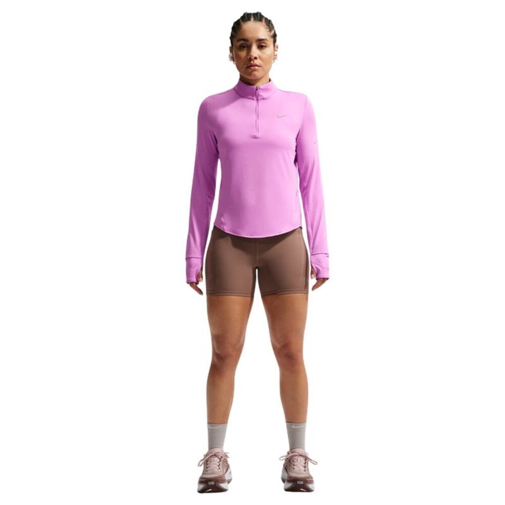 Nike Womens/Ladies Swift Quarter Zip Running Top / Magenta